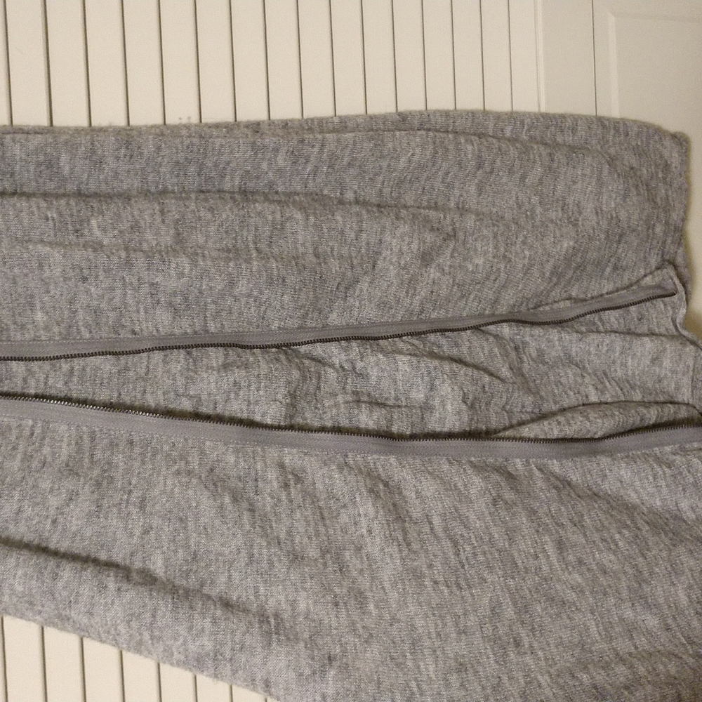 *Host Pick* Moth Anthropologie Soft As Feathers Gray Knit Dress Size Large - Picture 13 of 13